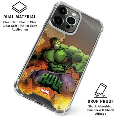 Marvel Hulk Smash iPhone 16 Pro Max Clear Case